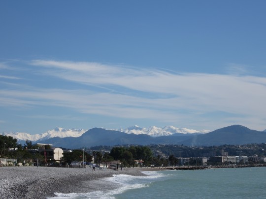 Am Strand von Villeneuve-Loubet