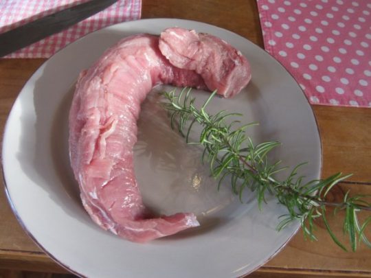 Unser Schweinefilet - gut pariert macht es dem Genießer besonders viel Freude